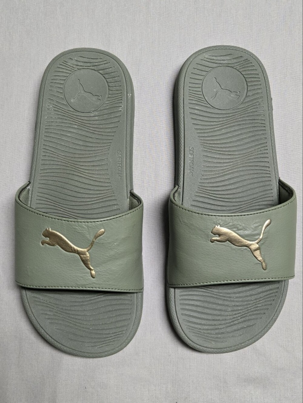 (3 for $6) Puma Green Cool Cat 2.0 Slide Women's Size 9